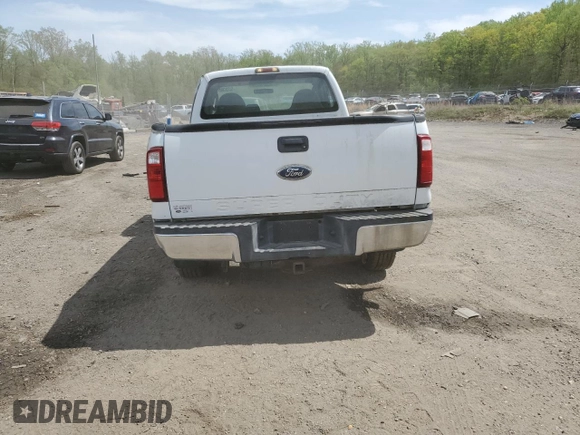 2010 Ford F-250 XL with VIN 1FTNF2B51AEA11666, listed as a Copart auction lot 53383055 with 79,920 mi miles and Salvage title. Bid and sale history available at DreamBid. Image 6.