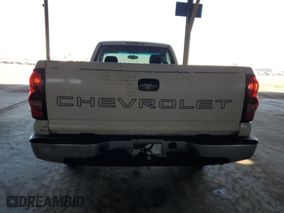 2004 Chevrolet Silverado 1500 Work Truck with VIN 1GCEC14X54Z180183, listed as a Copart auction lot 44000635 with 0 mi miles and Salvage Title. Bid and sale history available at carsss.com. Image 6.