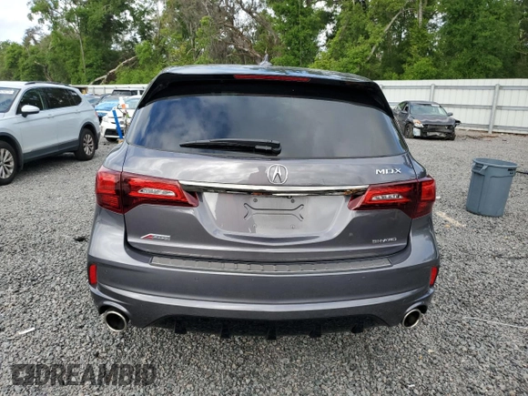 2020 Acura MDX w/Technology/A-Spec Pkg with VIN 5J8YD4H06LL024181, listed as a Copart auction lot 51617235 with 46,235 mi miles and Non Repairable. Bid and sale history available at carsss.com. Image 6.