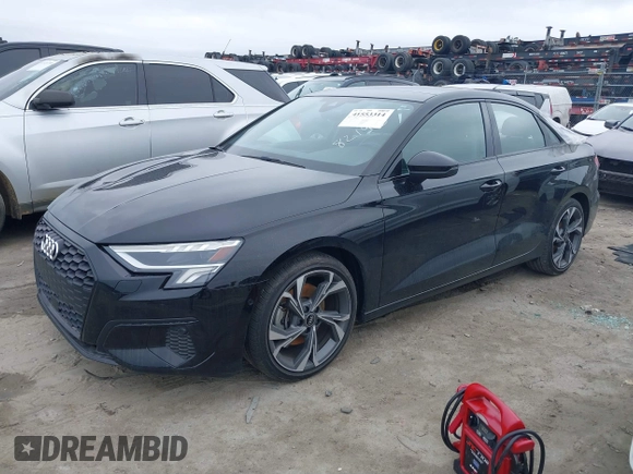 2022 Audi A3 Premium Plus with VIN WAUHUDGYXNA059940, listed as a IAAI auction lot 41553314 with 49,617 mi miles. Bid and sale history available at carsss.com. Image 17.