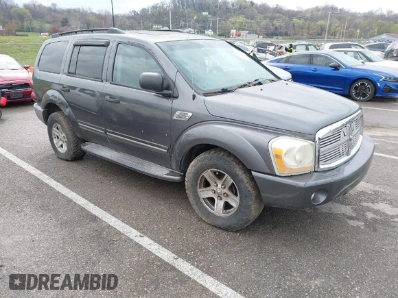 2004 Dodge Durango Limited with VIN 1D4HB58N24F202791, listed as a IAAI auction lot 41807475 with 99,913 mi miles and . Bid and sale history available at DreamBid. Image 1.