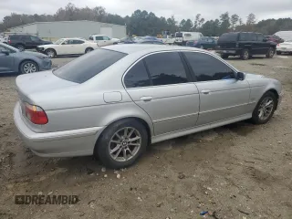 2003 BMW 5 Series 525iA with VIN WBADT43423G028907, listed as a Copart auction lot 79849994 with 0 mi miles and Salvage Title. Bid and sale history available at carsss.com. Image 3.