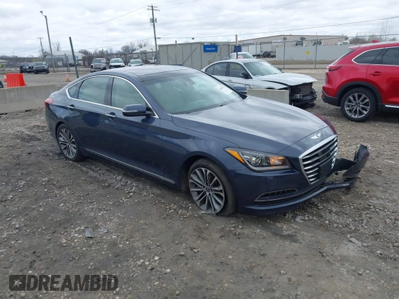 2015 Hyundai Genesis 3.8L with VIN KMHGN4JE4FU093636, listed as a IAAI auction lot 42021732 with 130,512 mi miles. Bid and sale history available at carsss.com. Image 1.