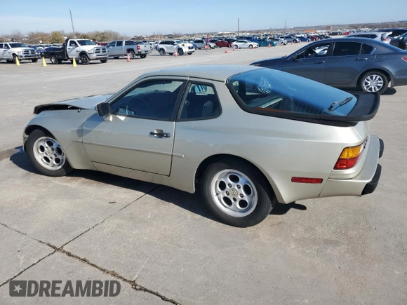 1984 Porsche 944 with VIN WP0AA0948EN456684, listed as a Copart auction lot 85347214 with 21,213 mi miles and Clean Title. Bid and sale history available at carsss.com. Image 2.