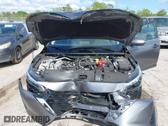 2024 Nissan Sentra S with VIN 3N1AB8BV7RY390221, listed as a IAAI auction lot 41944821 with 11,852 mi miles and . Bid and sale history available at DreamBid. Image 6.