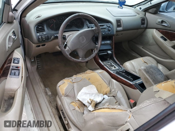 2001 Acura CL with VIN 19UYA42421A021548, listed as a Copart auction lot 47529905 with 0 mi miles and Salvage Title. Bid and sale history available at carsss.com. Image 8.
