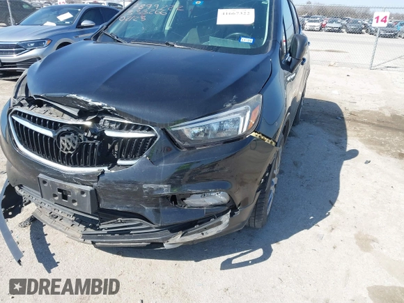 2018 Buick Encore Sport Touring with VIN KL4CJ1SB7JB533266, listed as a IAAI auction lot 41667322 with 71,044 mi miles. Bid and sale history available at carsss.com. Image 6.