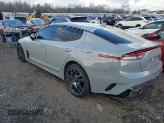 2023 Kia Stinger GT2 with VIN KNAE55LC3P6134192, listed as a Copart auction lot 89084315 with 14,217 mi miles and Salvage Title. Bid and sale history available at carsss.com. Image 2.