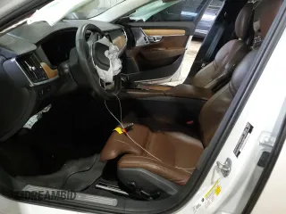 2019 Volvo S90 Inscription with VIN LVYA22ML6KP081135, listed as a Copart auction lot 53483454 with 99,353 mi miles and Salvage Title. Bid and sale history available at carsss.com. Image 7.