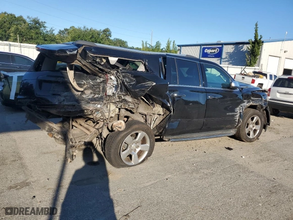 2018 Chevrolet Suburban Premier with VIN 1GNSCJKC6JR195796, listed as a Copart auction lot 71455954 with 0 mi miles and Salvage Title. Bid and sale history available at carsss.com. Image 3.