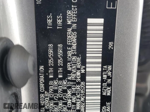 2021 Lexus NX 300 F Sport с VIN JTJSARBZ7M2185208, выставлен на аукционе Copart как лот 60088565 с пробегом 199 004 миль миль и Чистый • Clean title. История ставок и продаж доступна на DreamBid. Изображение 14.