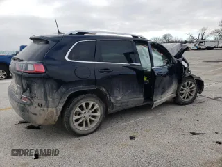 2019 Jeep Cherokee Latitude with VIN 1C4PJLCB2KD297214, listed as a Copart auction lot 42178295 with Not Provided miles and Salvage Title. Bid and sale history available at DreamBid. Image 3.