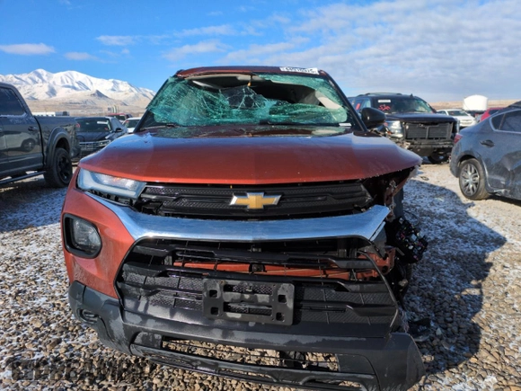 2021 Chevrolet TrailBlazer LS with VIN KL79MNSL7MB030295, listed as a Copart auction lot 44916375 with 0 mi miles and Salvage Title. Bid and sale history available at carsss.com. Image 5.