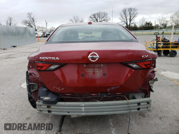 2021 Nissan Sentra SV with VIN 3N1AB8CVXMY284899, listed as a Copart auction lot 50820435 with 77,070 mi miles and Salvage Title. Bid and sale history available at carsss.com. Image 6.