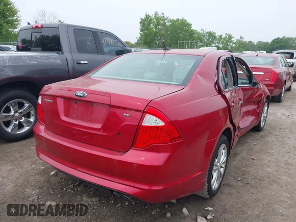 2012 Ford Fusion SE with VIN 3FAHP0HA4CR375749, listed as a IAAI auction lot 42502352 with Not provided miles and . Bid and sale history available at DreamBid. Image 4.