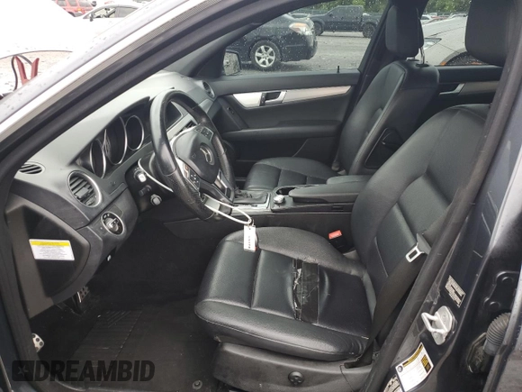 2013 Mercedes-Benz C 300 Sport with VIN WDDGF8AB0DG124719, listed as a Copart auction lot 54215515 with 123,520 mi miles and Salvage Title. Bid and sale history available at DreamBid. Image 7.