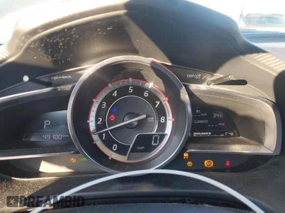 2014 Mazda 3 S Grand Touring with VIN JM1BM1W38E1195867, listed as a Copart auction lot 41918475 with 49,100 mi miles and Salvage Title. Bid and sale history available at DreamBid. Image 9.