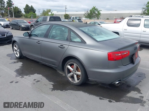 2013 Audi A6 2.0T Premium with VIN WAUCFAFC3DN043093, listed as a IAAI auction lot 42043576 with 136,592 mi miles. Bid and sale history available at carsss.com. Image 3.