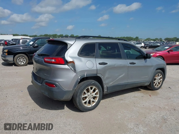 2016 Jeep Cherokee Sport z VIN 1C4PJLAB3GW230328, wystawiony jako IAAI lot #42567276 z przebiegiem 99 125 mil mil oraz . Historia ofert i sprzedaży dostępna na DreamBid. Obrazek 4.