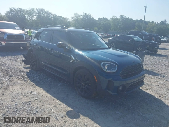 2022 MINI Countryman Cooper S with VIN WMZ53BR02N3N36112, listed as a IAAI auction lot 42561840 with 60,479 mi miles and . Bid and sale history available at DreamBid. Image 1.