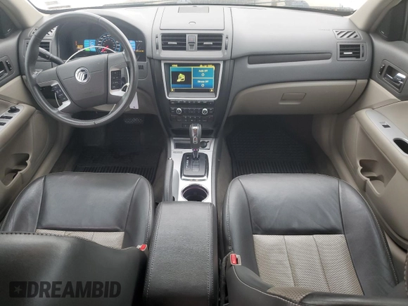 2010 Mercury Milan Hybrid with VIN 3MEDM0L35AR632892, listed as a Copart auction lot 51299575 with 176,873 mi miles and Salvage Title. Bid and sale history available at carsss.com. Image 8.