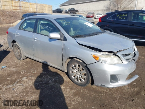 2012 Toyota Corolla L with VIN JTDBU4EEXC9170164, listed as a IAAI auction lot 41789075 with 206,239 mi miles and . Bid and sale history available at DreamBid. Image 1.