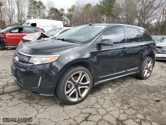 2014 Ford Edge Sport with VIN 2FMDK3AK1EBA65583, listed as a Copart auction lot 44526245 with 148,570 mi miles and Salvage Title. Bid and sale history available at carsss.com. Image 1.