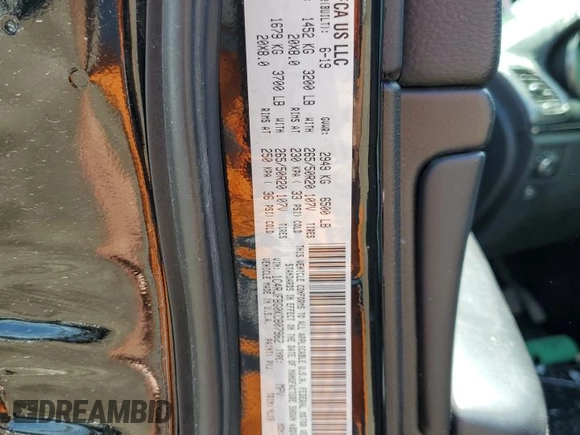 2019 Jeep Grand Cherokee Limited X z VIN 1C4RJFBG0KC807962, wystawiony jako Copart lot #55667455 z przebiegiem 95 813 mil mil oraz Szkoda całkowita • Salvage title. Historia ofert i sprzedaży dostępna na DreamBid. Obrazek 12.