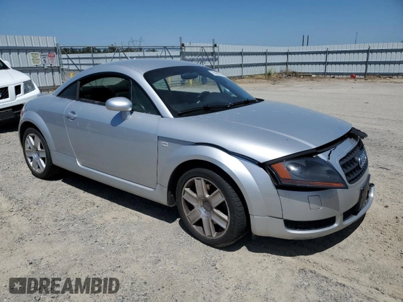 2005 Audi TT with VIN TRUSC28N451013207, listed as a Copart auction lot 55395294 with 43,365 mi miles and Salvage title. Bid and sale history available at DreamBid. Image 4.