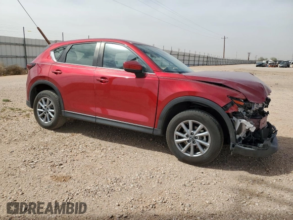 2023 Mazda CX-5 2.5 S with VIN JM3KFBAM2P0239314, listed as a Copart auction lot 49656635 with 44,108 mi miles and Salvage Title. Bid and sale history available at carsss.com. Image 4.