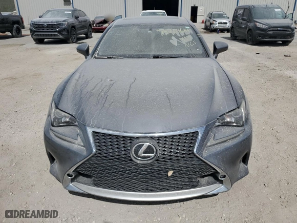 2015 Lexus RC 350 with VIN JTHHE5BC7F5007854, listed as a Copart auction lot 75169664 with 60,552 mi miles and Salvage Title. Bid and sale history available at carsss.com. Image 5.
