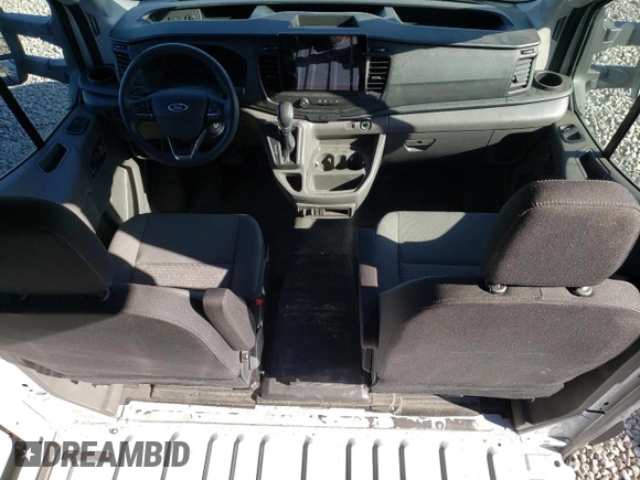 2024 Ford Transit with VIN 1FTBW3UGXRKA44492, listed as a Copart auction lot 42165685 with 5,879 mi miles and Salvage Title. Bid and sale history available at DreamBid. Image 8.