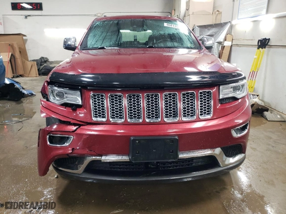 2014 Jeep Grand Cherokee Summit with VIN 1C4RJFJG4EC444040, listed as a Copart auction lot 46813565 with 236,655 mi miles and Salvage Title. Bid and sale history available at carsss.com. Image 5.