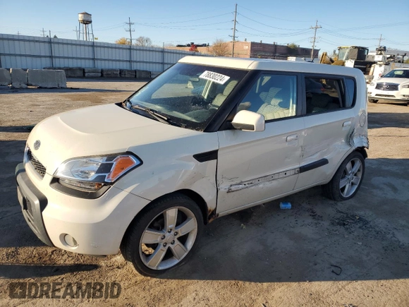 2010 Kia Soul + with VIN KNDJT2A26A7073888, listed as a Copart auction lot 78830224 with 168,704 mi miles and Salvage Title. Bid and sale history available at DreamBid. Image 1.