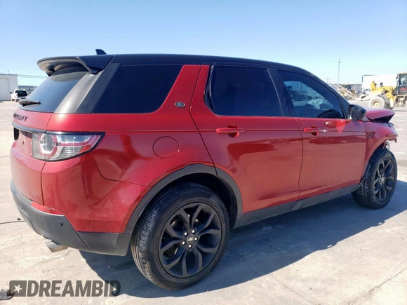 2016 Land Rover Discovery Sport HSE with VIN SALCR2BGXGH627365, listed as a Copart auction lot 47448485 with 0 mi miles and Salvage Title. Bid and sale history available at carsss.com. Image 3.