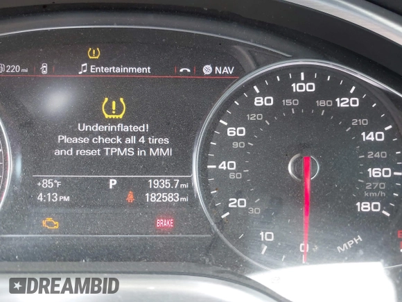 2011 Audi A8 z VIN WAUAVAFD7BN021601, wystawiony jako IAAI lot #42233726 z przebiegiem 182 583 mil mil oraz . Historia ofert i sprzedaży dostępna na DreamBid. Obrazek 7.
