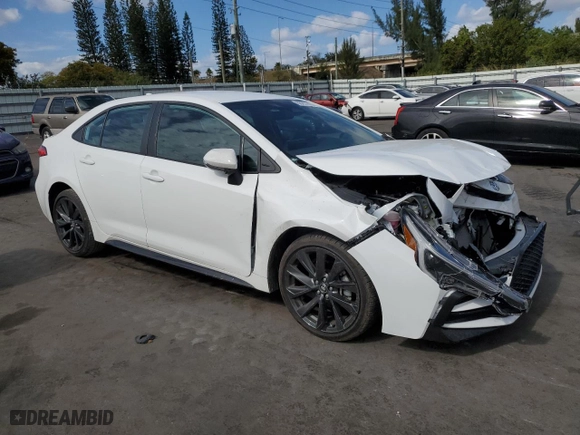 2023 Toyota Corolla SE with VIN 5YFS4MCE7PP160260, listed as a Copart auction lot 88291415 with 17,878 mi miles and Salvage Title. Bid and sale history available at carsss.com. Image 4.