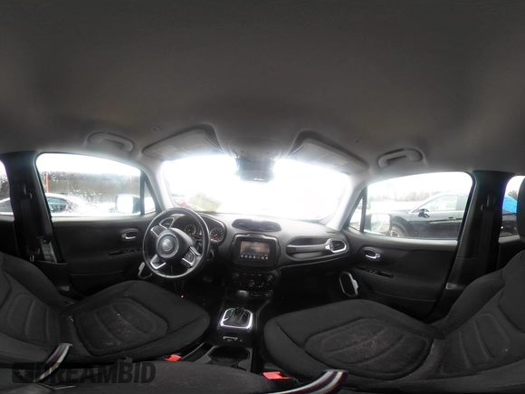 2018 Jeep Renegade Latitude with VIN ZACCJABB0JPG70206, listed as a IAAI auction lot 41630430 with 120,375 mi miles. Bid and sale history available at carsss.com. Image 19.