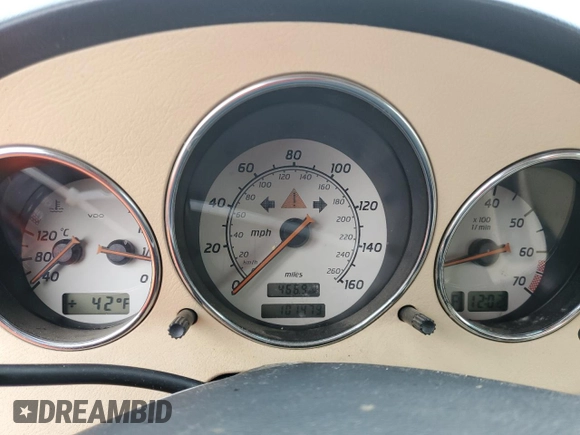 2001 Mercedes-Benz SLK-Class Kompressor with VIN WDBKK49F71F215406, listed as a Copart auction lot 49021325 with 101,479 mi miles and Salvage Title. Bid and sale history available at carsss.com. Image 9.