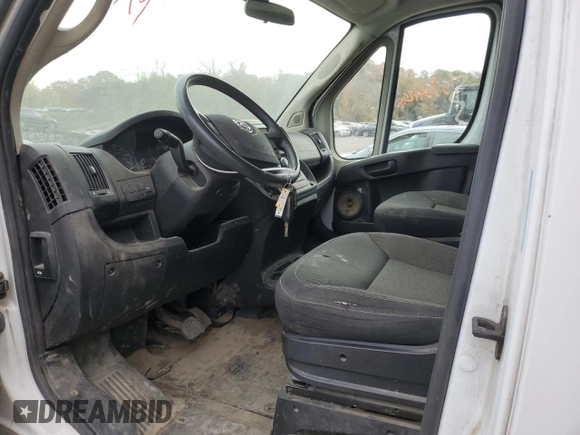 2018 Ram ProMaster Cargo with VIN 3C6URVJG1JE108272, listed as a Copart auction lot 88373495 with 115,520 mi miles and Salvage Title. Bid and sale history available at carsss.com. Image 7.
