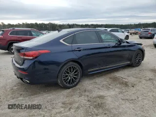 2020 Genesis G80 3.8L with VIN KMTFN4JEXLU328893, listed as a Copart auction lot 88111025 with 46,039 mi miles and Salvage Title. Bid and sale history available at DreamBid. Image 3.