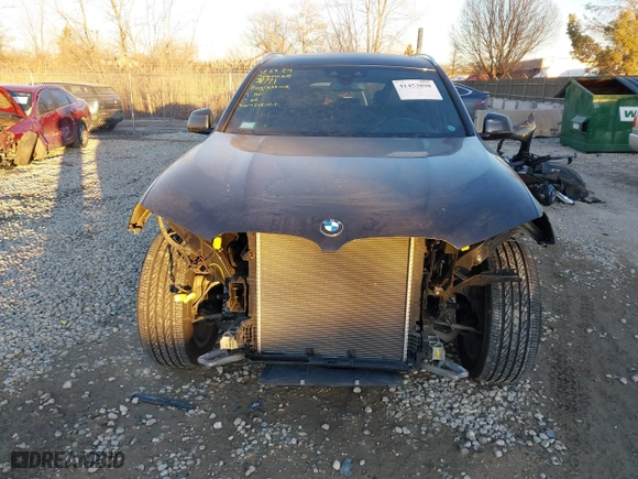2019 BMW X3 xDrive30i with VIN 5UXTR9C51KLE12011, listed as a IAAI auction lot 41453898 with 53,712 mi miles. Bid and sale history available at carsss.com. Image 13.