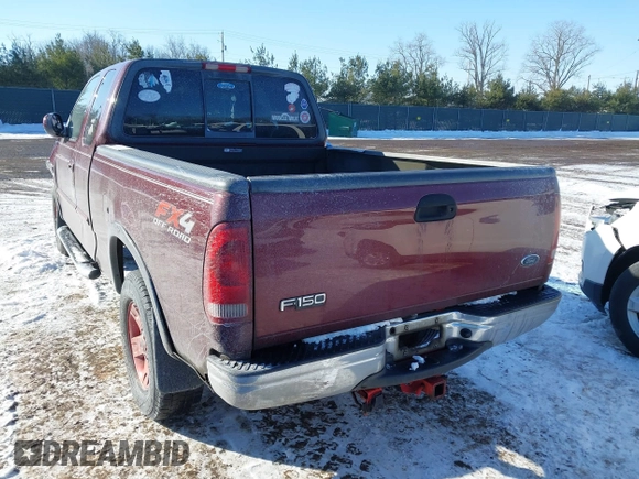 2003 Ford F-150 XL with VIN 1FTRX18L33NB00026, listed as a IAAI auction lot 41608554 with 161,877 mi miles. Bid and sale history available at carsss.com. Image 3.