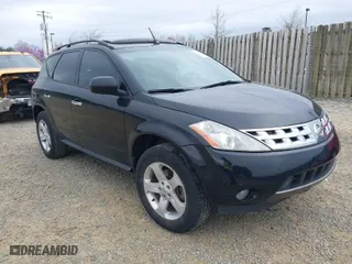 2003 Nissan Murano SL with VIN JN8AZ08T23W121885, listed as a IAAI auction lot 41954132 with 157,454 mi miles. Bid and sale history available at carsss.com. Image 1.