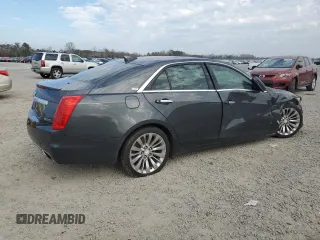 2015 Cadillac CTS Luxury RWD with VIN 1G6AR5SX7F0129883, listed as a Copart auction lot 42876585 with 160,227 mi miles and Salvage Title. Bid and sale history available at DreamBid. Image 3.