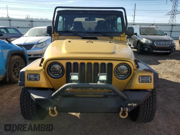 2003 Jeep Wrangler X with VIN 1J4FA39S73P348154, listed as a Copart auction lot 73611224 with 168,404 mi miles and Clean Title. Bid and sale history available at carsss.com. Image 5.