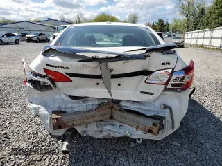 2018 Nissan Sentra SR with VIN 3N1AB7AP4JY236177, listed as a Copart auction lot 55606275 with 91,772 mi miles and Salvage Title. Bid and sale history available at DreamBid. Image 6.
