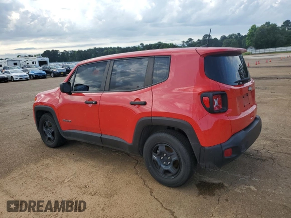 2020 Jeep Renegade Sport with VIN ZACNJAAB3LPL71917, listed as a Copart auction lot 55525795 with 83,118 mi miles and Salvage title. Bid and sale history available at DreamBid. Image 2.