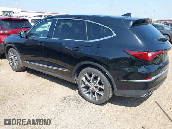 2022 Acura MDX Technology with VIN 5J8YE1H4XNL005036, listed as a IAAI auction lot 41920956 with 37,337 mi miles and . Bid and sale history available at DreamBid. Image 3.