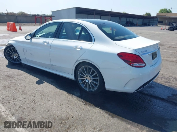2016 Mercedes-Benz C 300 with VIN 55SWF4JB8GU119084, listed as a IAAI auction lot 42516144 with 127,222 mi miles and . Bid and sale history available at DreamBid. Image 3.